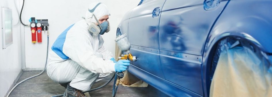 stock photo featured image for blog post about car painting